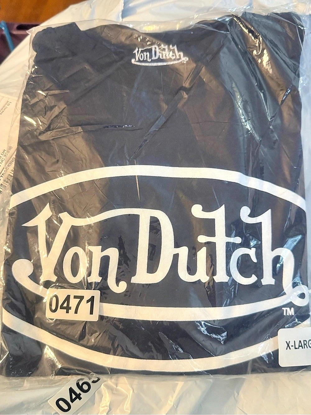 Von Dutch Color Block Jacket in Black & White Size XL NWT